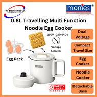 Morries Multi Function Cooker 0.8L Dual Voltage  (Suitable as Travel Kettle, Noodle Cooker, Egg Cook