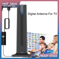 HAN_ Digital Antenna Indoor Tv Antenna with Powerful Signal Booster Clear Hd Channels 420 Miles Rang