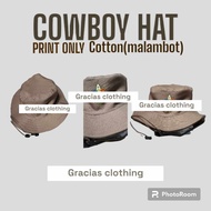 COWBOY HAT BSP TASLAN FABRIC GOOD QUALITY W