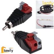 LANFY RCA Connector Durable RCA Jack Adapter Jack Male RCA Connector Adapter