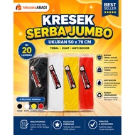 JUMBO PLASTIC BAG 50X79X0.5 ALL BRANDS CONTENTS 20 SHEETS