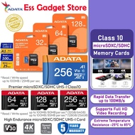 ORI 100% ADATA High Endurance UHS-I A2 V30 Premier A1 V10 Micro SDXC Card w/SD Adapter 32GB | 64GB |