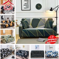 XHOME⭐BEST PRICE⭐l shape 1 2 3 4 Seater set sala Sofa Cover of 3 pcs cleopatra sofa slipcover stretc