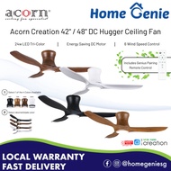 Acorn DC-168H Creation Hugger 42" / 48" Smart DC Motor Ceiling Fan with 20W Dimmable Tri-Color Light