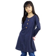 AQEELA Kids ZigZag Top - Dark Blue AK304C