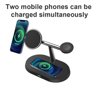 [Ship 24Hrs] 3in1 Wireless Charger 15W+adapter (iphone14/13/12,apple watch,airpods)