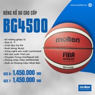 Moltel leather basketball BG4500