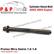 Cylinder Head Bolt Skru for Wira Satria 1.6 1.8 4G92 4G93 - 1pcs