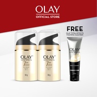 12.12 Special Olay Total Effects 7 In 1 Day Cream Gentle SPF15 50g [Bundle of 2] FREE Total Effects 