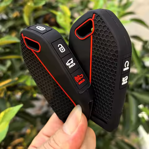 Silicone Key Case for Kia Ev9 K3 K5 Carnival Picanto GT Line Sorento MQ4 KA4 2024 Key Holder 5/6/7 B