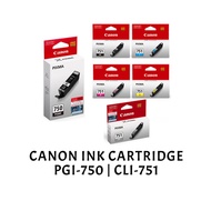[ORIGINAL] Canon PGI-750 PGI 750 Black CLI-751 CLI 751 Black Cyan Magenta Yellow Ink Cartridge