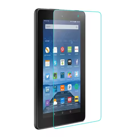 9H Tempered Glass Screen Protector Protective Film For Amazon New Kindle Fire 7 2015 Version