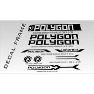 Polygon Bike Decal Frame Sticker Can Be CUSTOM