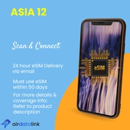 Asia 12 Travel eSIM | Data Mobil