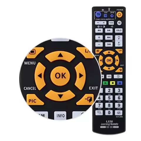 Universal Infrared Learning Remote Control for Smart TV VCR CBL DVD SAT STR-TV CD VCD HI-FI 3-in-1 P