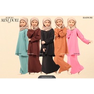 READYSTOCK HASNURI KURUNG MINI DOLL KIDS BAJU RAYA SEDONDON 2022 (BAJU MELAYU JEBAT X KURUNG MINI DOLL) PINK