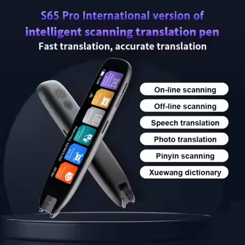 S65 Pro Smart Voice Translator 142 Languages WIFI Scan Translation Pen Scanning Translation Pen For 