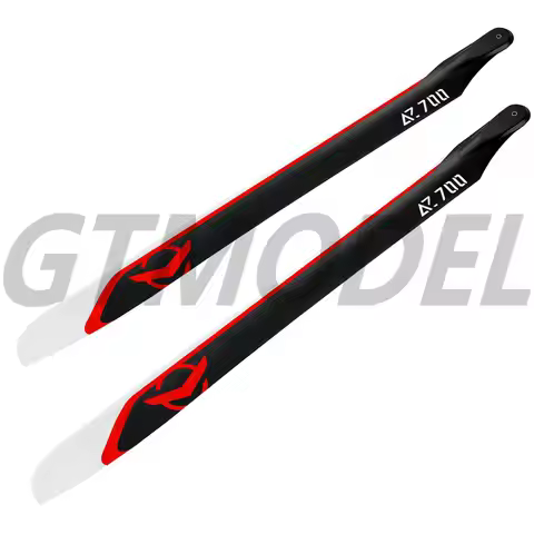 1 Pair AZURE POWER560mm 600mm 700mm 715mm Carbon Fiber Main Rotor Blade For XLPower RC Helicopter