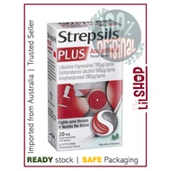 Strepsils Plus Sore Throat Numbing Spray Pain Relief - 100% ORIGINAL from AUSTRALIA