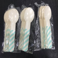 Party one off paper spoon -36pcs