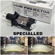 Mini projector biled socket type h4 car motorbike gs2-h4 is equipped with cooling fan