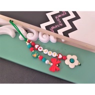 Christmas Phone charm; Xmas  Handmade  Phone strap; Mobile phone string; notebook charm; purse charm