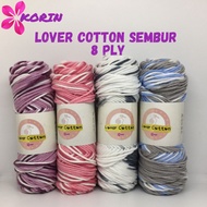 KATUN Lover Cotton Spray Korin Yarn 8ply / Soft Acrylic Rainbow Yarn / Milk Cotton Worth 8ply / Kori