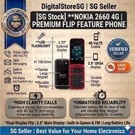 [SG Stock] Nokia 2660 4G Premium Flip Phone | Dual Screen | Big Keypad Long Battery FM Radio Games |