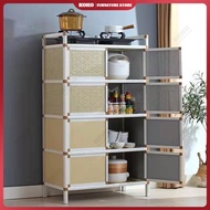 Kitchen Cabinets Aluminum Alloy Cabinets Sideboards Household Floor Multi-layer Lockers Living Room 