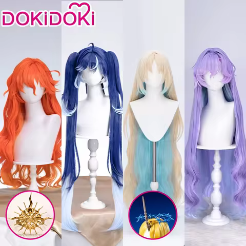 IN STOCK Augusta Cantarella Cartethyia Fleurdelys Iuno Wig Game Wuthering Waves DokiDoki 100cm Wig C