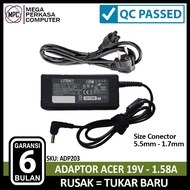 ORIGINAL ACER 19V-1.58A Charger Adapter