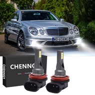 รับประกัน1ปีสำหรับ Mercedes E-Class W211 2002-2008 - 2x Bright 6000K สีขาว LED H11ไฟตัดหมอกหลอดไฟ Be