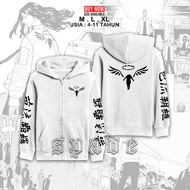 Jaket Hoodie Anak Gang Valhalla Team Walhalla Tokyo Revengers 1