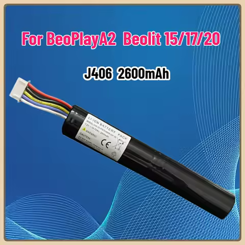 Battery 2600mAh J406 Battery for B&O PLAY Bang&Olufsen BeoPlay A2/Active/BeoLit 15/BeoPlayBeoLit 17 