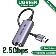 UGREEN USB to 2.5Gbps Ethernet Adapter Aluminum, USB 3.0 Network Adaptor Portable Type A 2.5 Gigabit