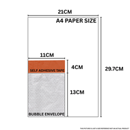 1 PACK Bubble Envelope Mailer Parcel Bag with Bubble Wrap Envelope Bubble Mailer Padded Envelope