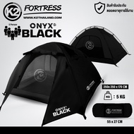 ใหม่ ​K2 Fortress รุ่น​ ONYX BLACK เต็นท์แคมปิ้ง กันฝน เต็นท์ นอน 4-6 คน คน เต็นท์สนาม เต็นท์เดินป่า