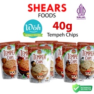 WOH Handcrafted Tempeh Chips Premium (Special Edition) by Shears 40gms
