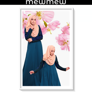 🌹✨JUBAH RAYA MUSLIMAH CUTTING A PRINCESS CUT ,TANGAN KOREAN PREMIUM LACE CORAK ROSE mewmew