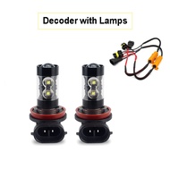 2x Canbus H9 H8 H11 LED Fog Light Bulb Car DRL Lamp For BMW E46 E90 E60 E39 E87 X5 E53 E70 E36 X3 E8