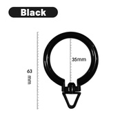 10Pcs Ring Gorden Cincin Rel Gorden Pengait Ring Pipa Hordeng Rollet Gelang Ring Tiang Gorden