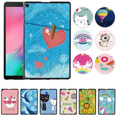 For Samsung Galaxy A7 Lite T220 T225 8.7" Tab S4 S6 S5e S6 Lite S7 A 8.0 T290 A7 10.4 T500 Cartoon S