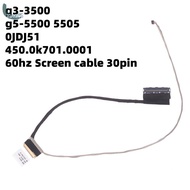 YUYIN4 1 Piece 30pin 40pin 01f2kr 450. 0k702. 0001 LCD Video Cáp màn hình cho Dell G3 3500 3579 3590