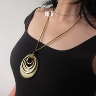 Olive Echo boho Necklace -JLi
