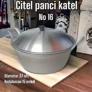 panci/citel jumbo 8 liter citel serbaguna no 18 alumunium rebus/goreng tebal