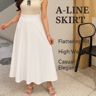 Haruka Skirt Maxi Skirt Women's Anti-Wrinkle Skirt _Scuba Premium