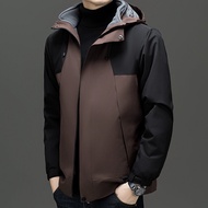 J&FO | แจ็คเก็ตเอาท์ดอร์ 3-ใน-1 พร้อมฮู้ดและพอดับคอถอดได้