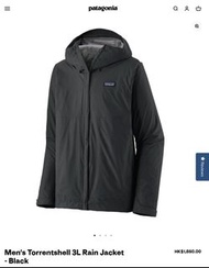 Patagonia Torrentshell 3L 防雨外套 黑色