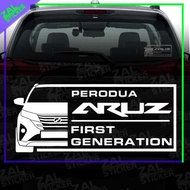 *<ZAL STICKER> STICKER KERETA ARUZ PERODUA FIRST GENERATION