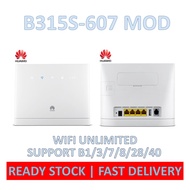 MODIFIED NEW ORIGINAL HUAWEI B310 B315 B525 B529 B618 4G LTE MODEM ROUTER UNLIMITED WIFI HOTSPOT TET